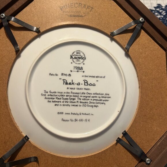 Precious Little Ones Collectible Plates and display - Picture 7 of 9